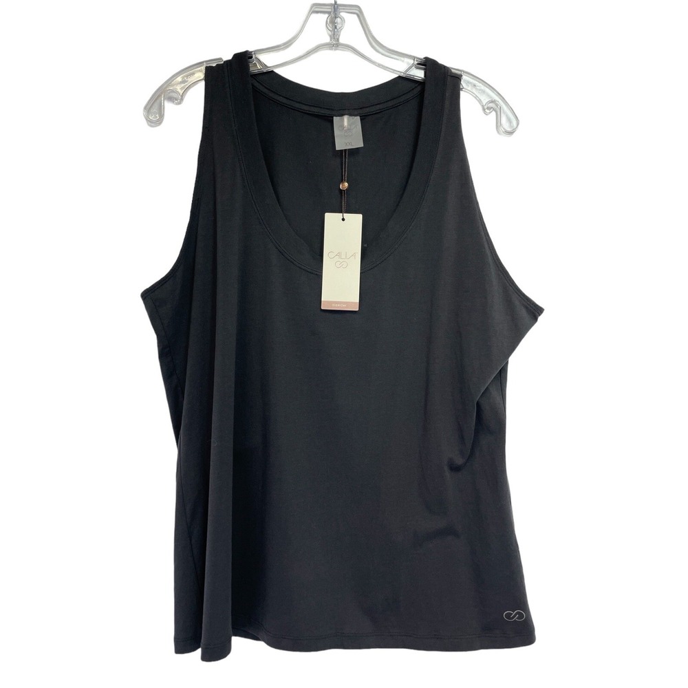 CALLA‎ BY CARRIE UNDERWOOD Womens Sz XXL Black Tank Top (Y29) NWTs
